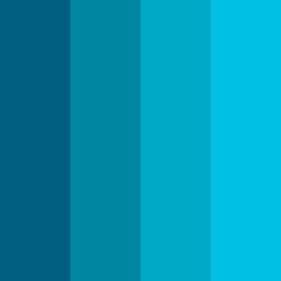 Download oceanic harmony color palette PNG image (square)