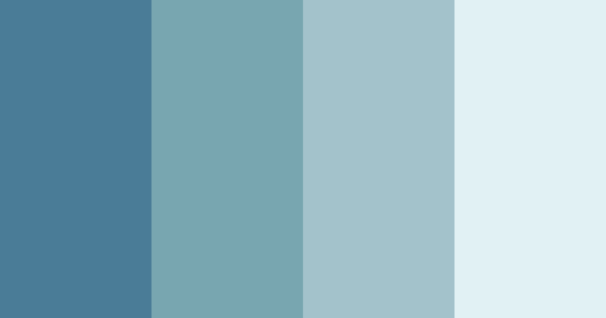 Download ocean breeze serenity color palette PNG image (landscape)