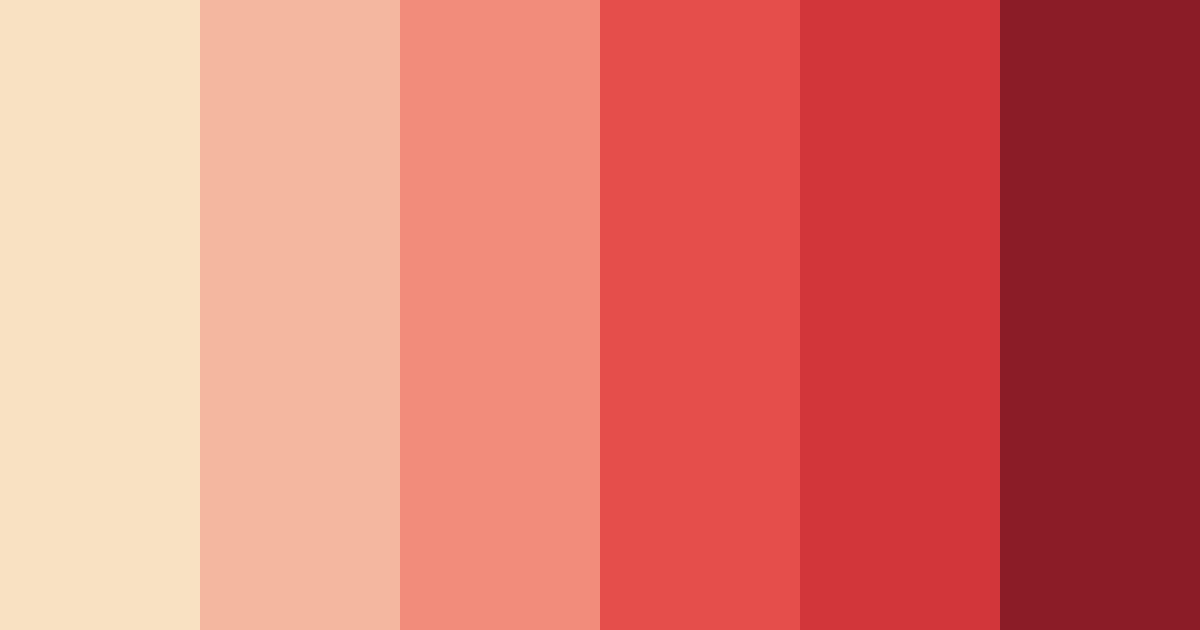 Download crimson sunset color palette PNG image (landscape)