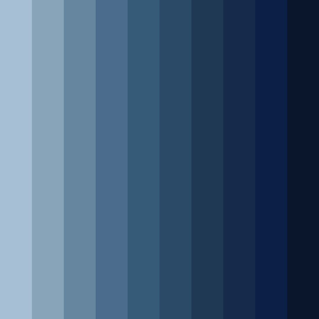 Download deep blue color palette PNG image (square)