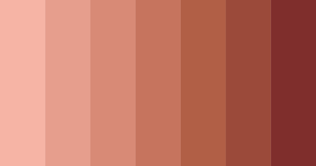 Download rustic rosewood color palette PNG image (landscape)