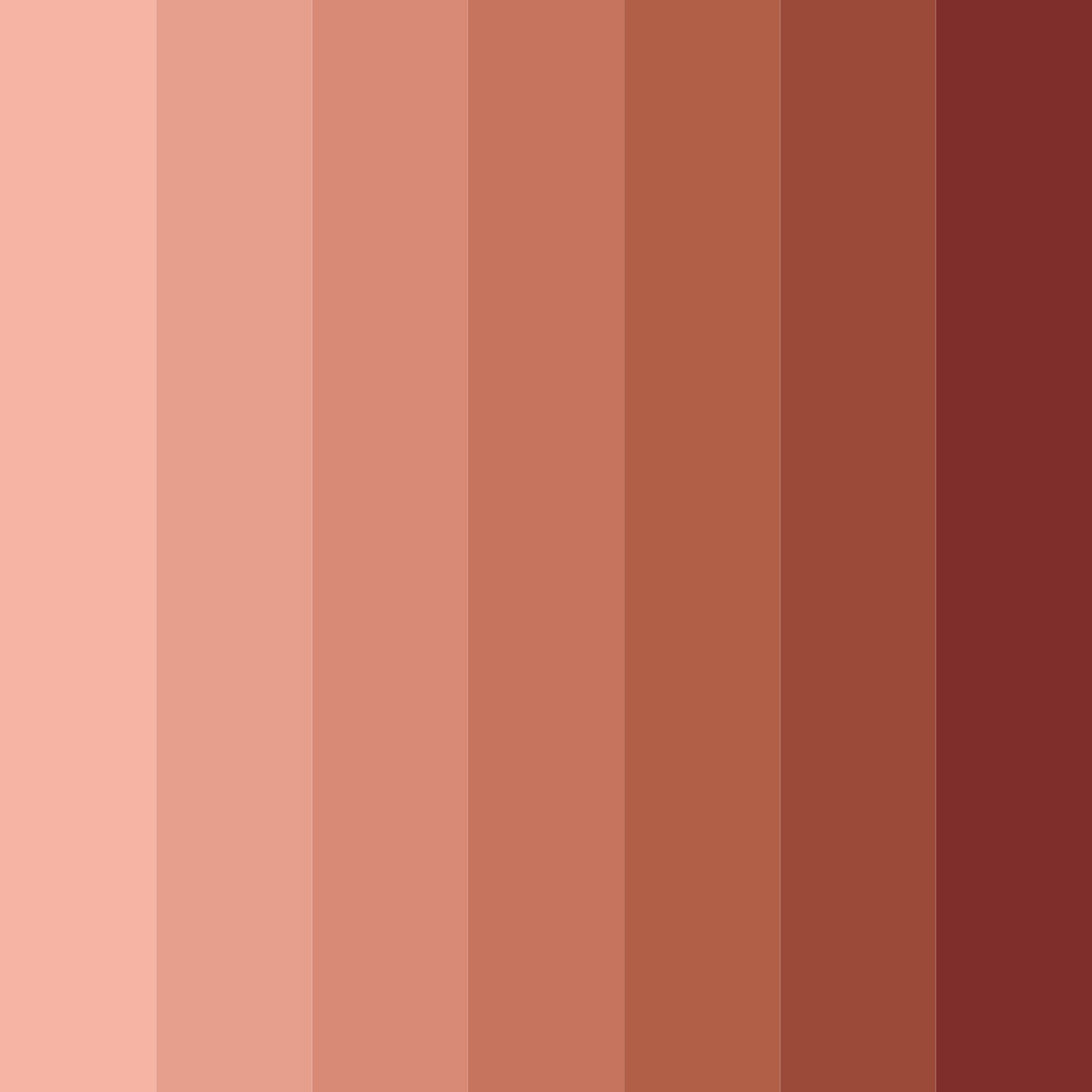 Download rustic rosewood color palette PNG image (square)