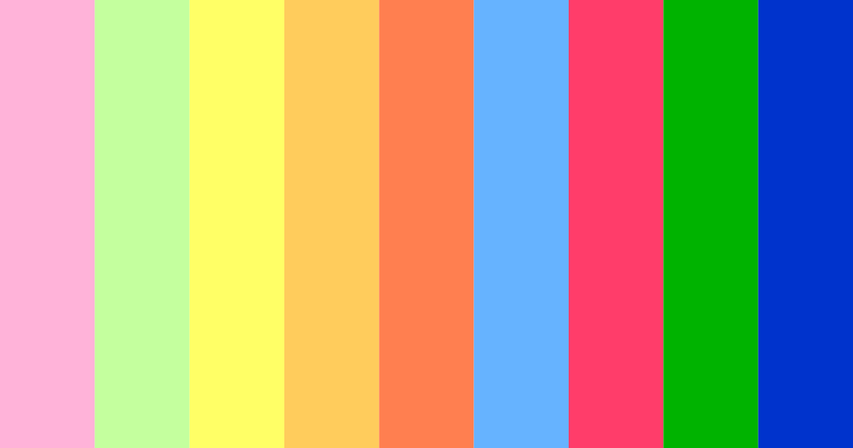 Download electric dreamscape color palette PNG image (landscape)