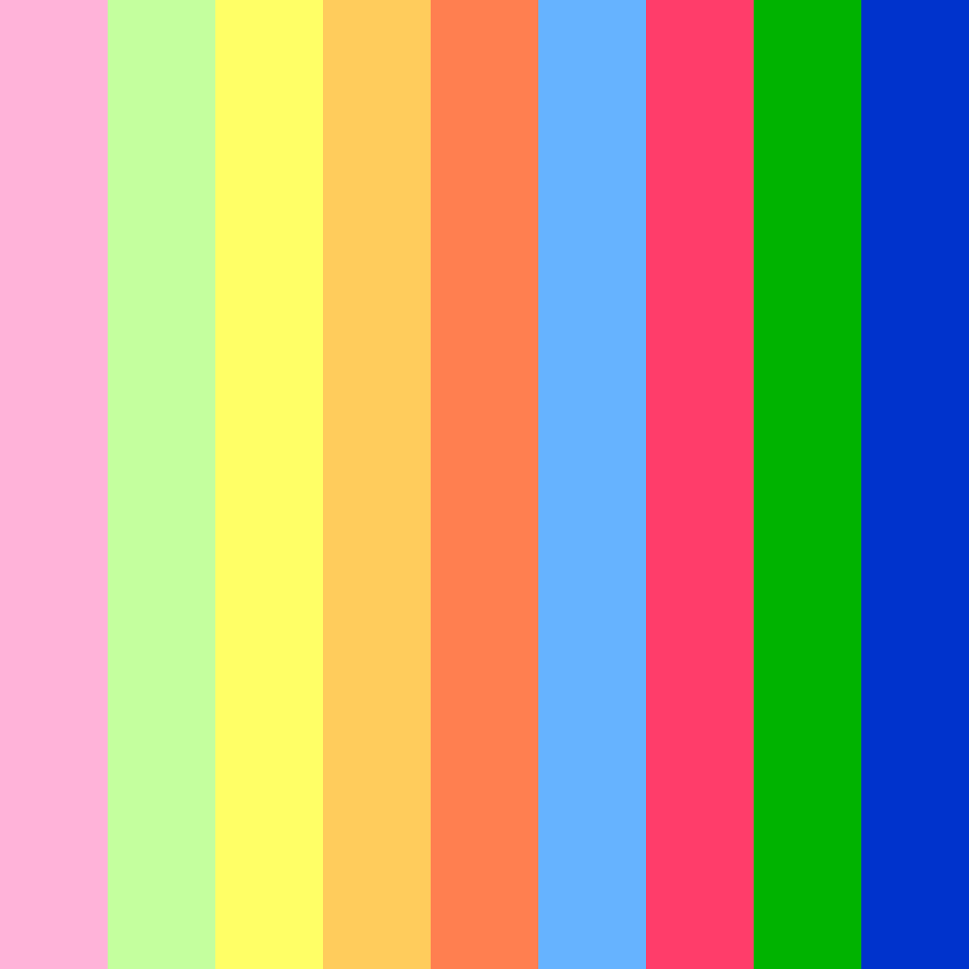 Download electric dreamscape color palette PNG image (square)