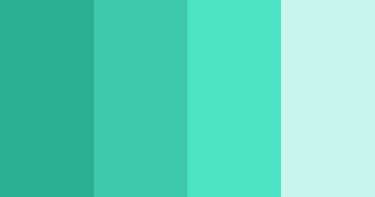 Download minty breeze color palette PNG image (landscape)