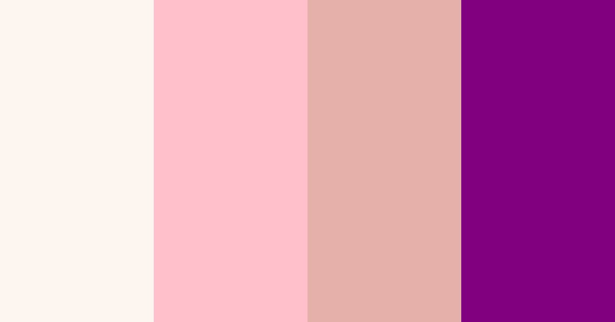 Download purple blossom color palette PNG image (landscape)