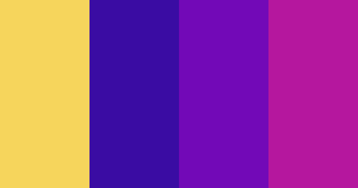 Download electric sunset serenade color palette PNG image (landscape)