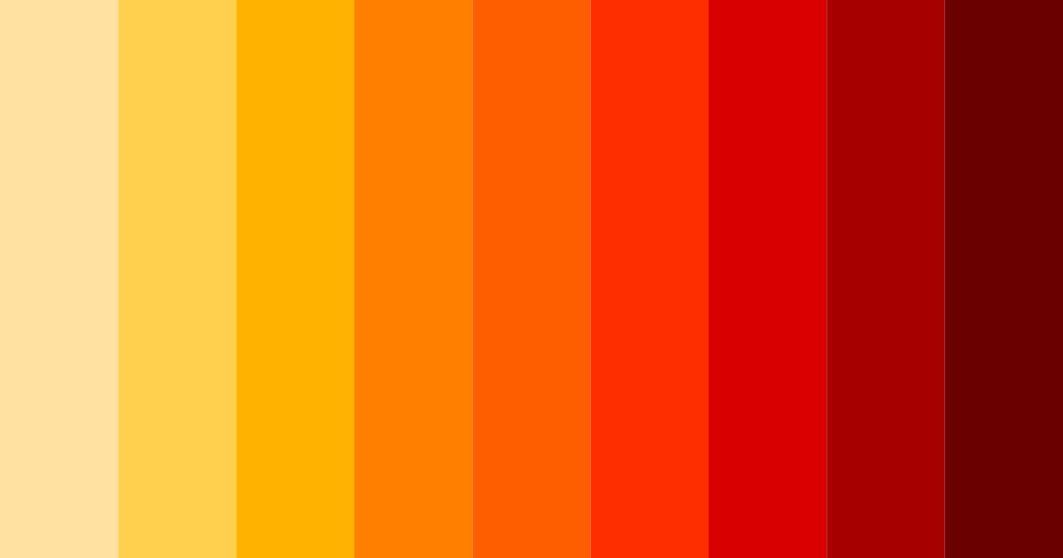 Download sunset inferno color palette PNG image (landscape)