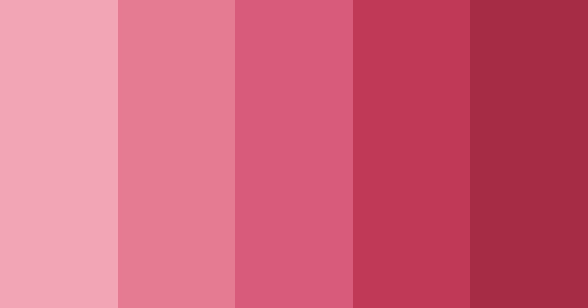 Download shades of red color palette PNG image (landscape)