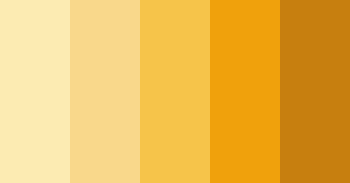 Download golden harvest color palette PNG image (landscape)