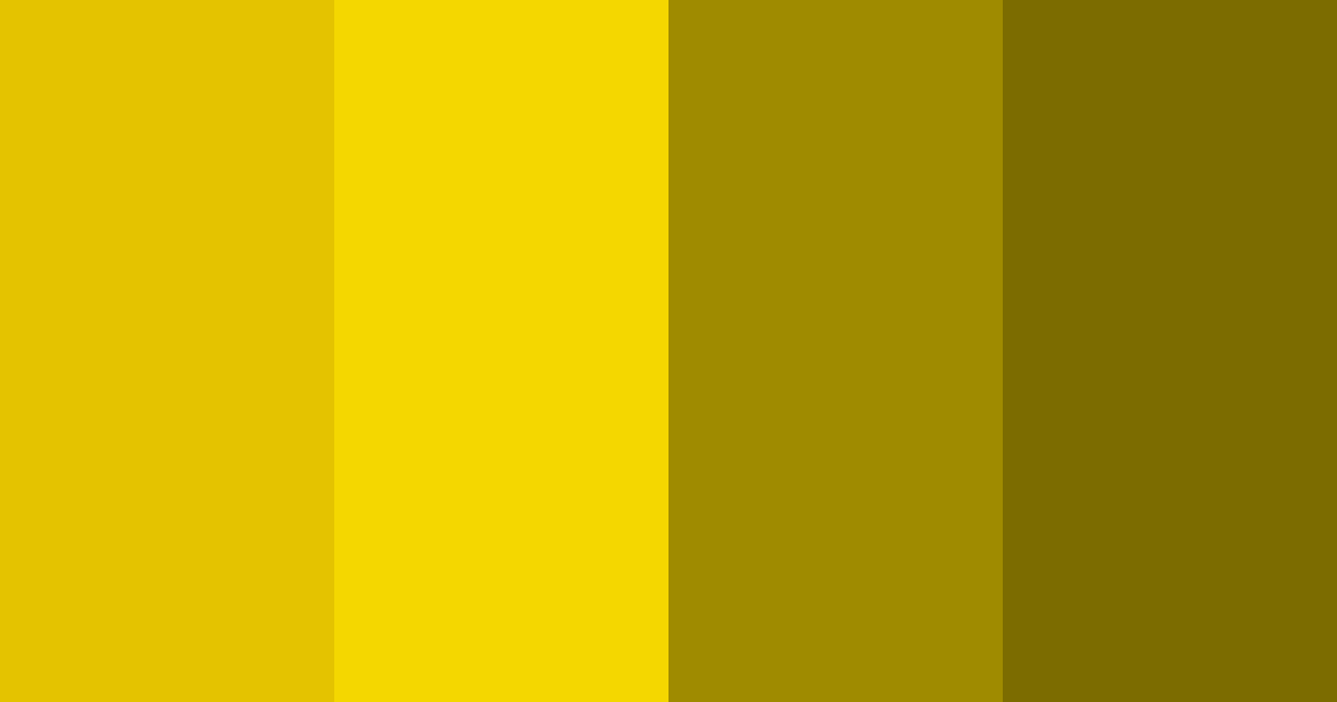Download gold shades color palette PNG image (landscape)