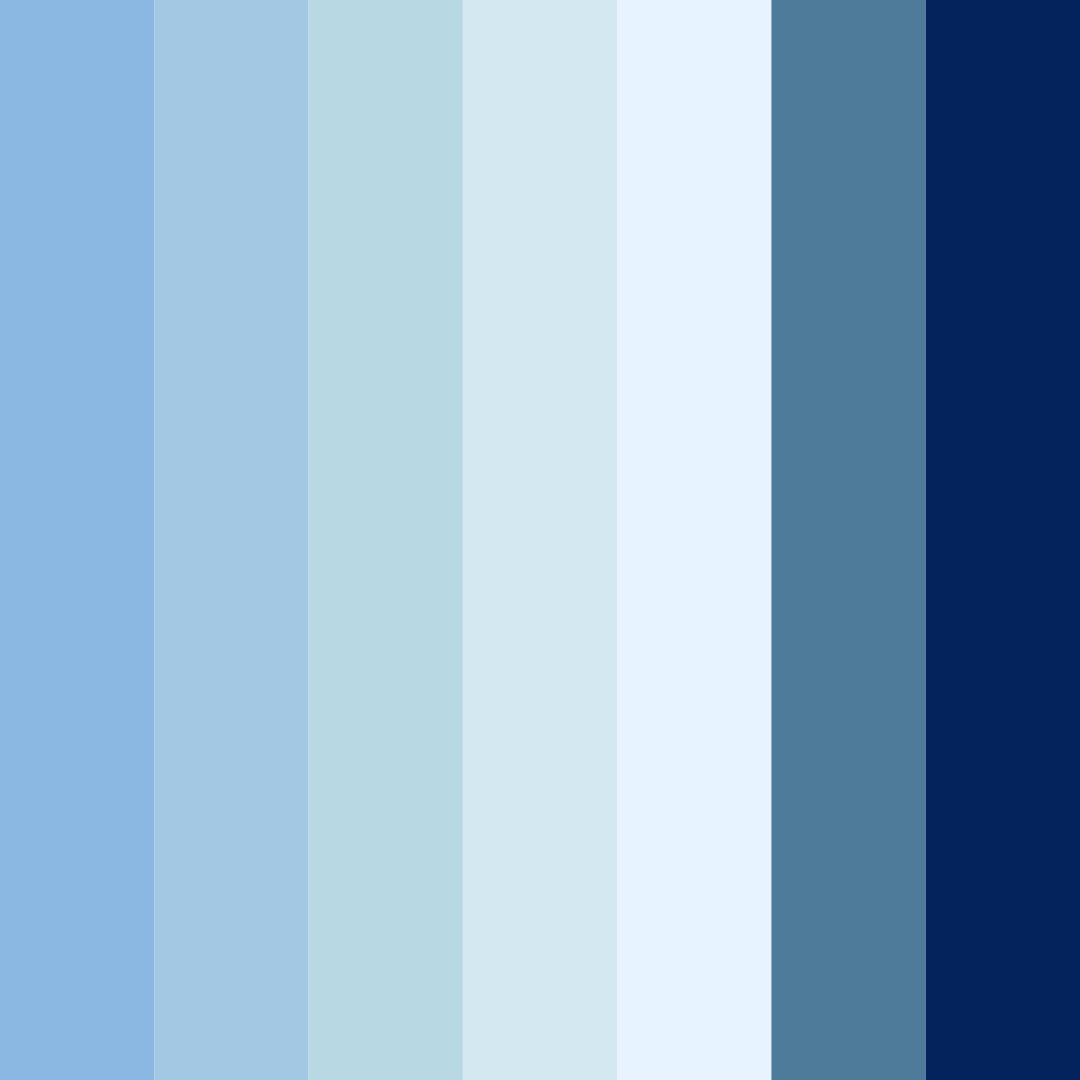 Download oceanic serenity color palette PNG image (square)