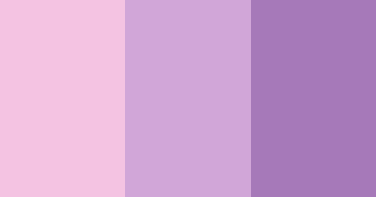 Download pink dream garden color palette PNG image (landscape)