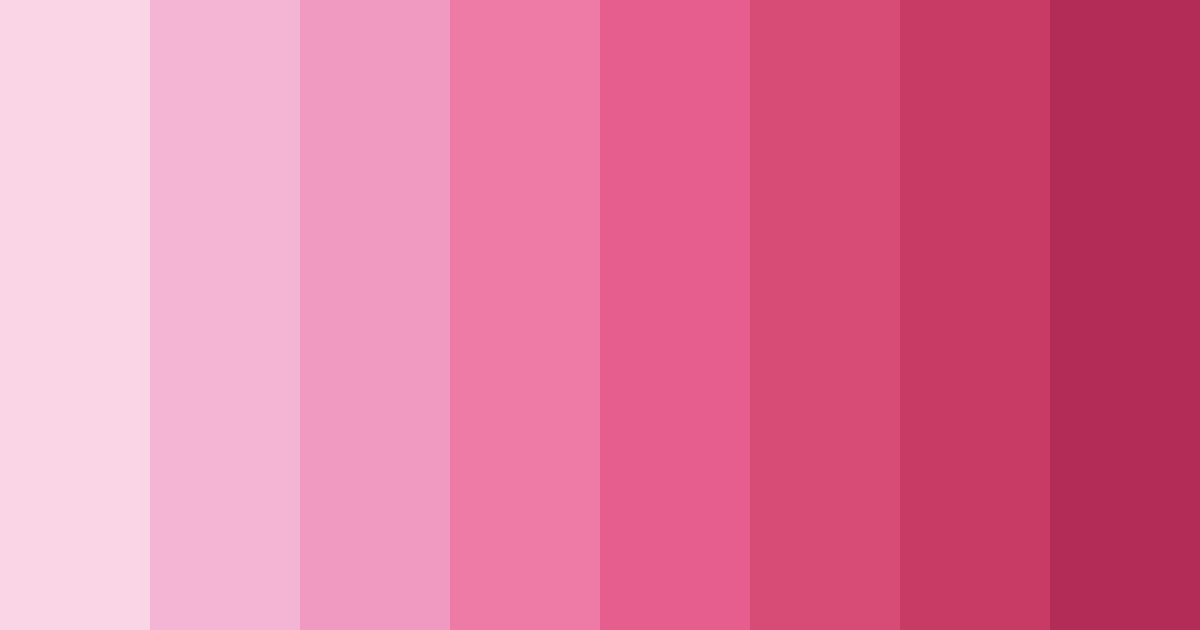 Download pastel pink dreams color palette PNG image (landscape)