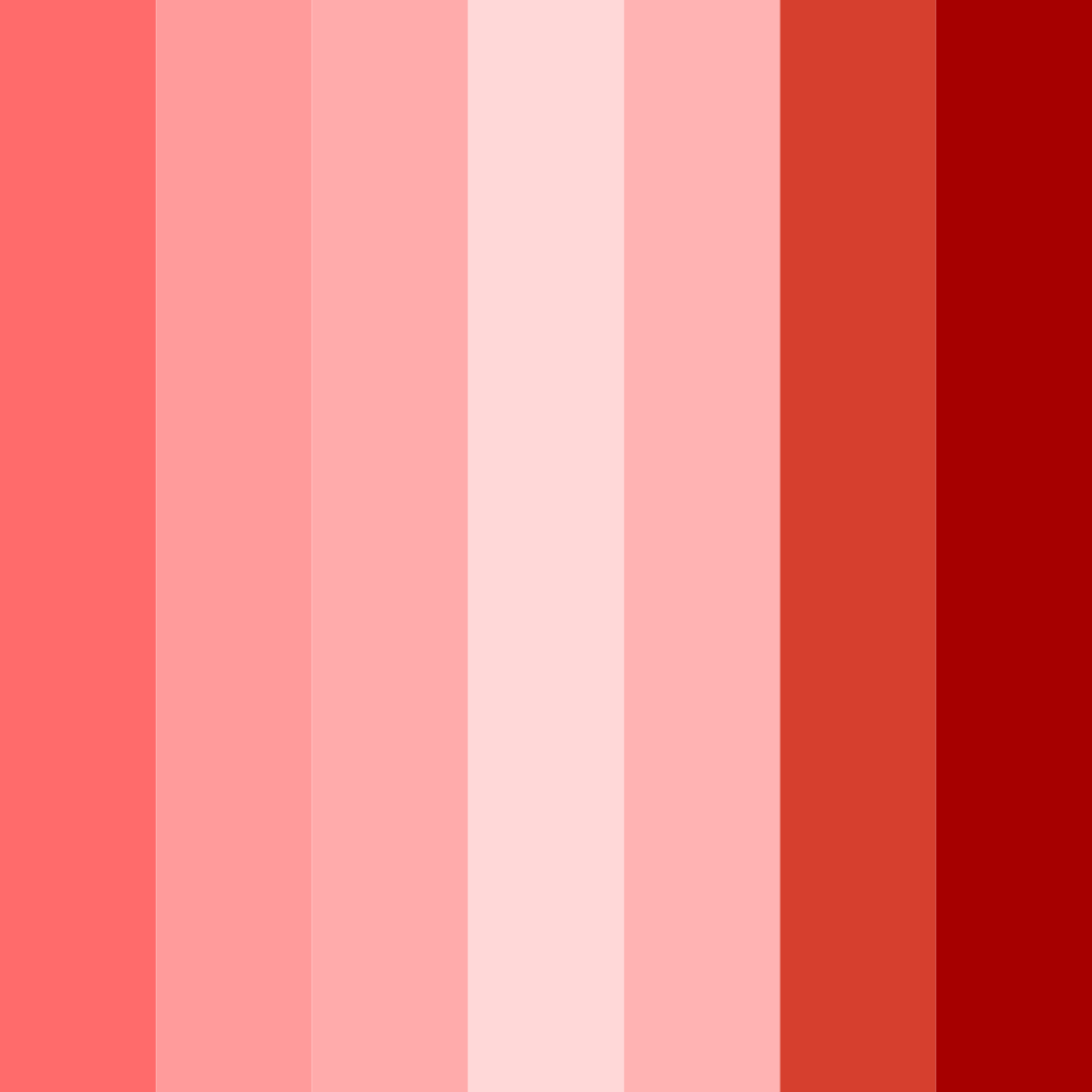 Download bright red color palette PNG image (square)