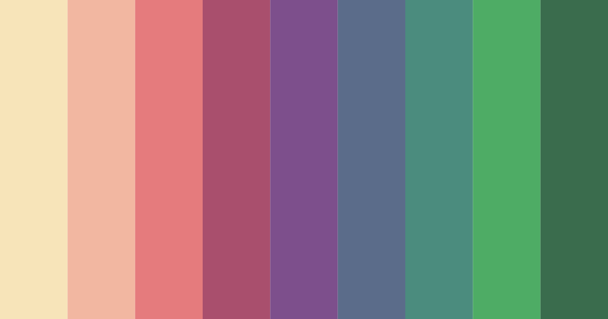 Download pink memphis color palette PNG image (landscape)