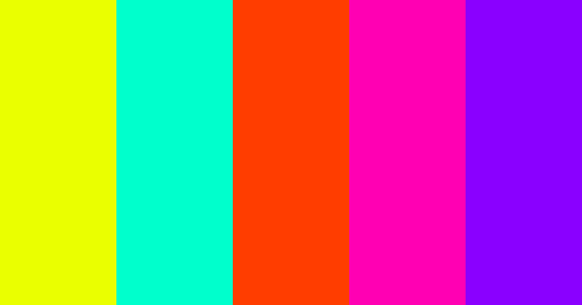 Download electric dreamscape color palette PNG image (landscape)