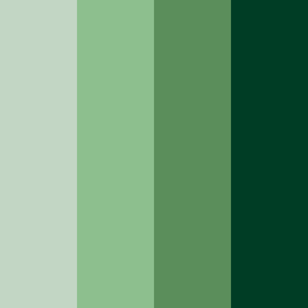 Download emerald isle elegance color palette PNG image (square)