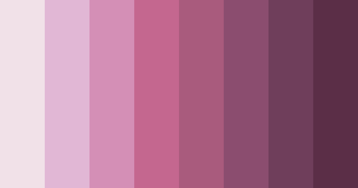 Download pink premium color palette PNG image (landscape)