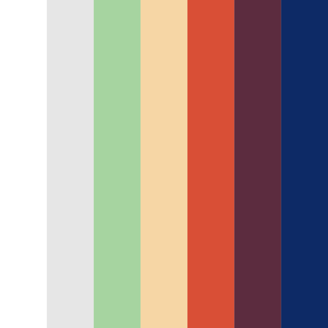 Download patriotic meadow color palette PNG image (square)