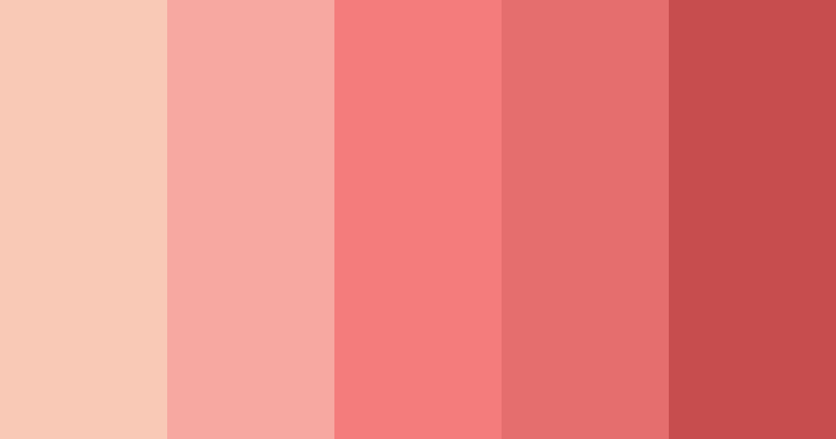 Download blushing sunset color palette PNG image (landscape)