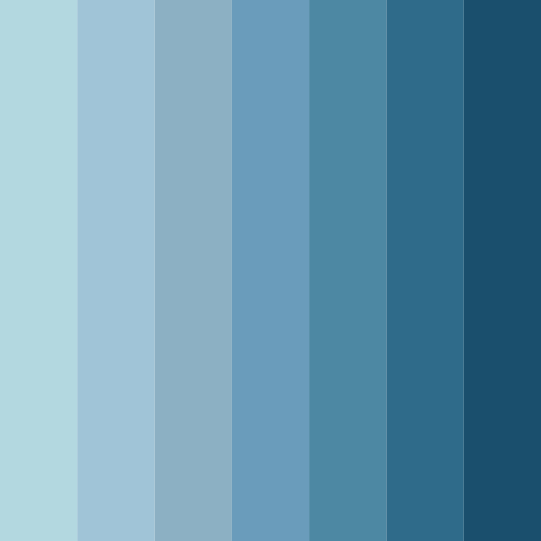 Download medical blue color palette PNG image (square)