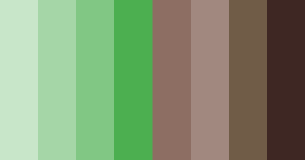 Download earthy serenity color palette PNG image (landscape)