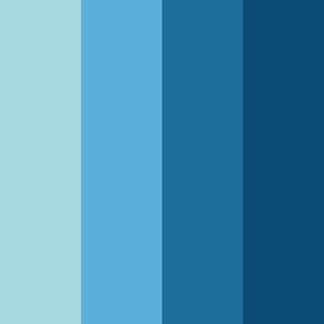 Download cyan circuitry color palette PNG image (square)