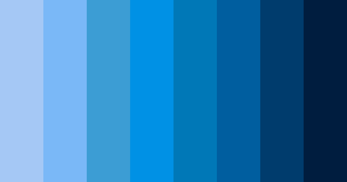 Download electric blue burst color palette PNG image (landscape)