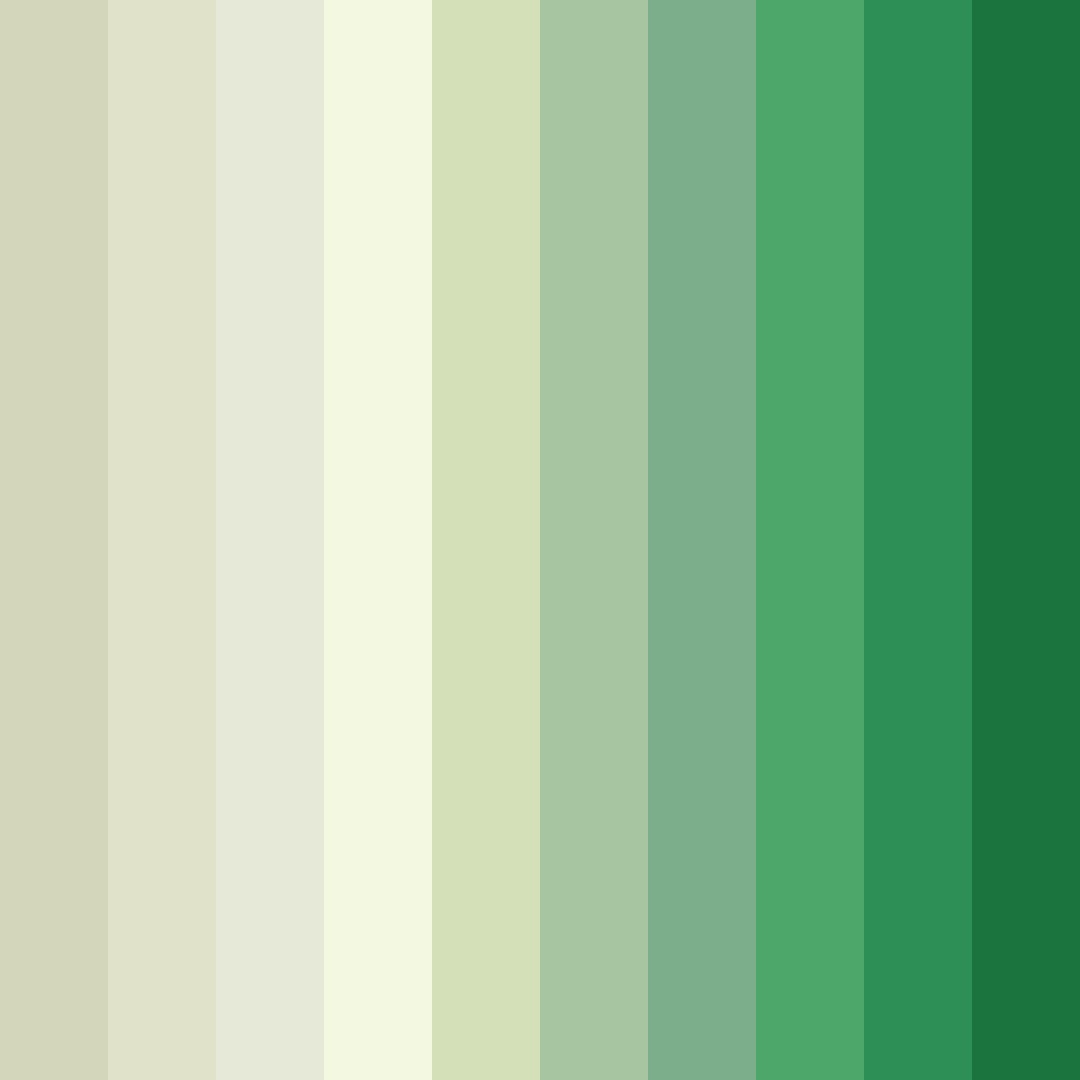 Download verdant whisper color palette PNG image (square)