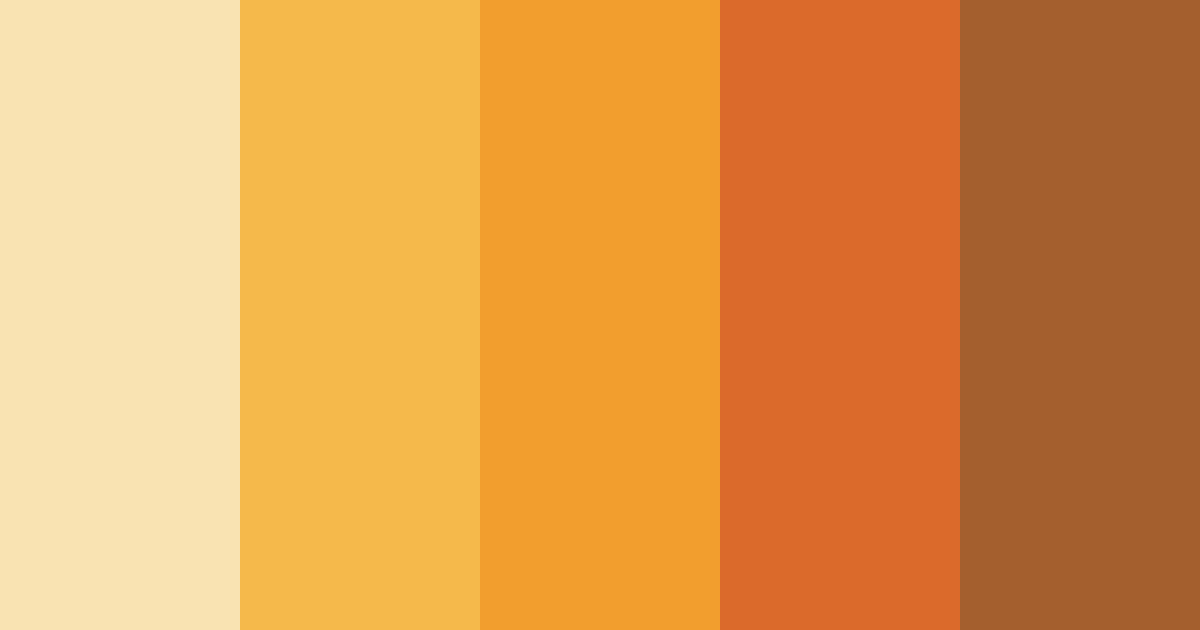 Download golden sunset harvest color palette PNG image (landscape)
