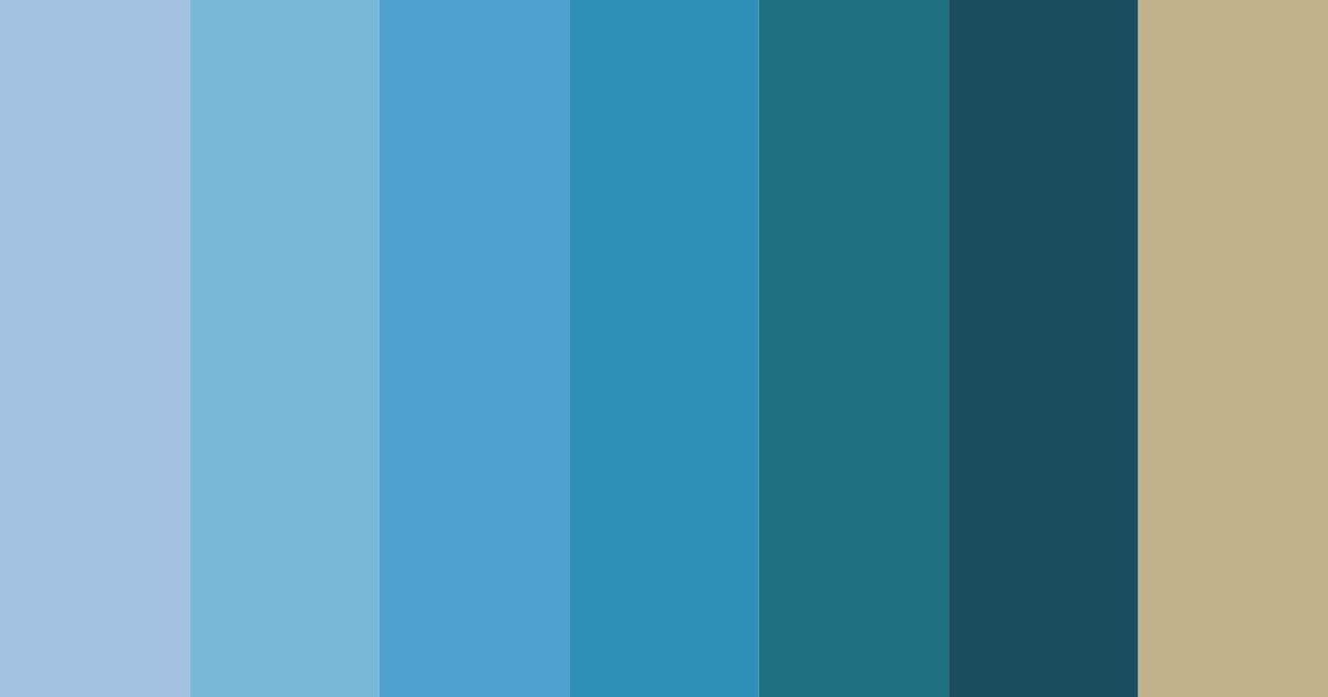 Download coastal serenity color palette PNG image (landscape)