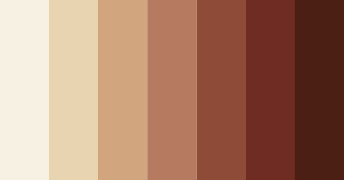 Download brown simplicity color palette PNG image (landscape)