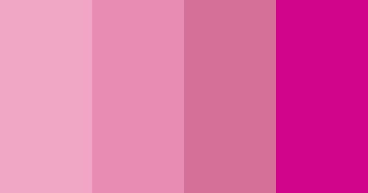 Download bold pink color palette PNG image (landscape)