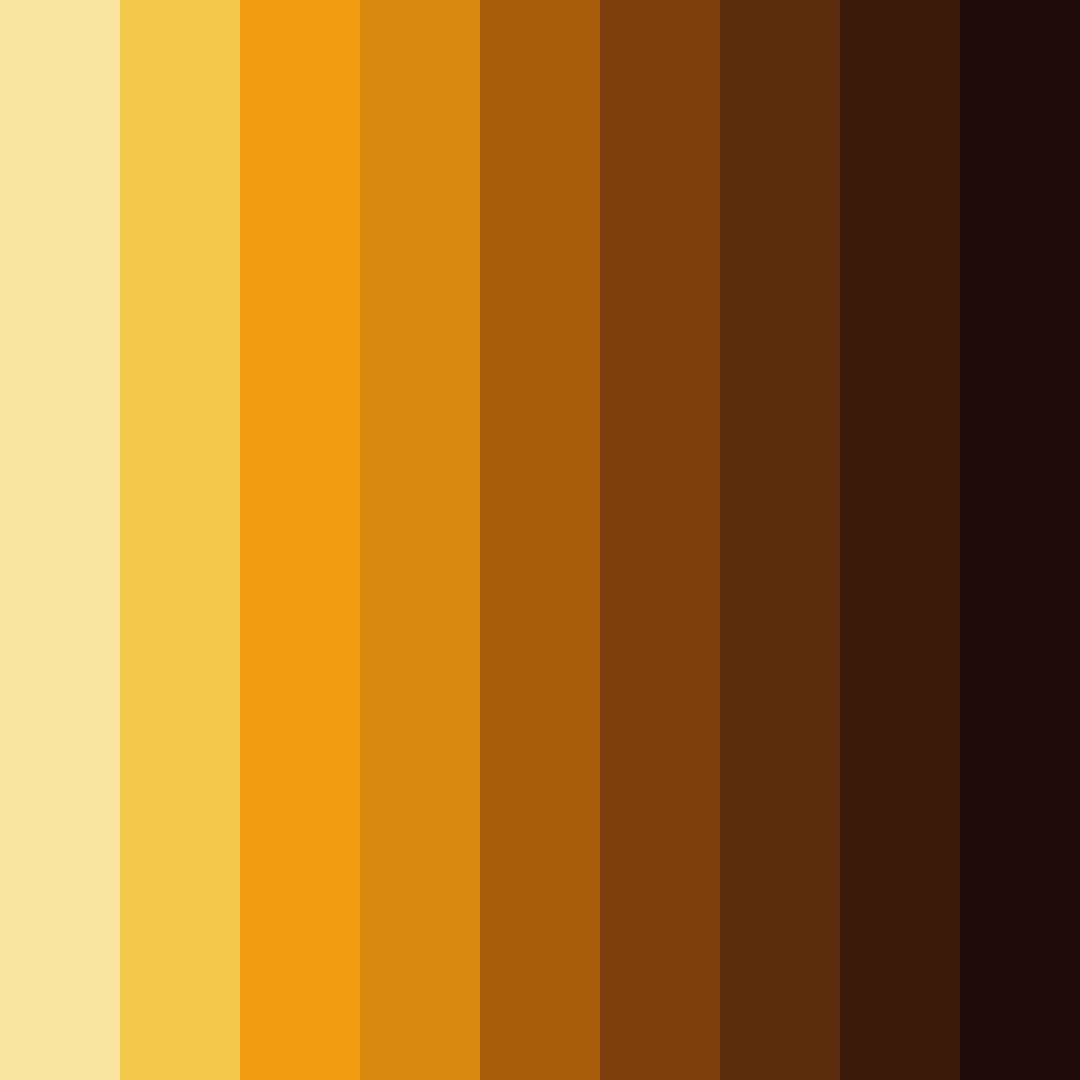 Download golden emberwood color palette PNG image (square)