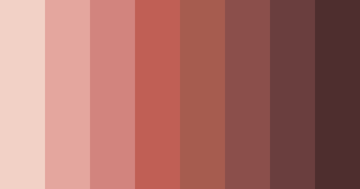 Download warm earthy tones color palette PNG image (landscape)