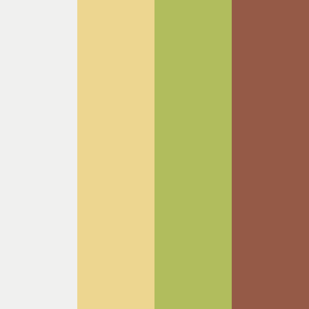 Download desert sunset color palette PNG image (square)