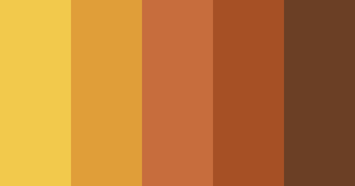 Download golden autumn color palette PNG image (landscape)