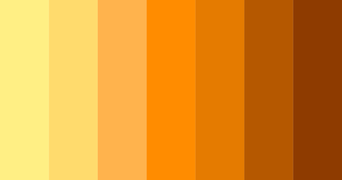 Download golden ember sunrise color palette PNG image (landscape)