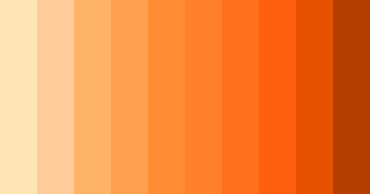 Download peach sunrise color palette PNG image (landscape)