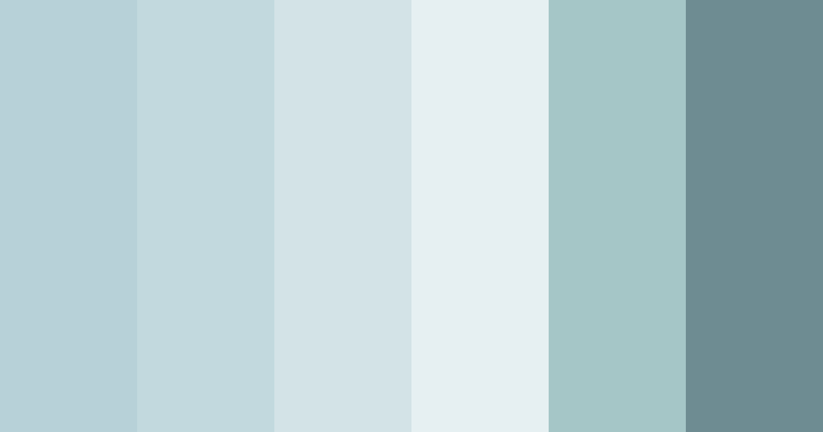 Download serenity in shades color palette PNG image (landscape)