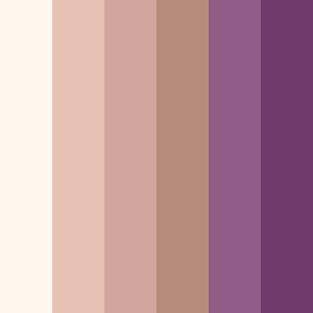 Download blush velvet dreams color palette PNG image (square)