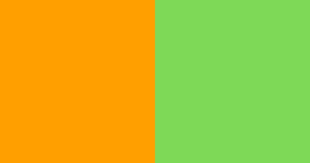 Download orange green color palette PNG image (landscape)
