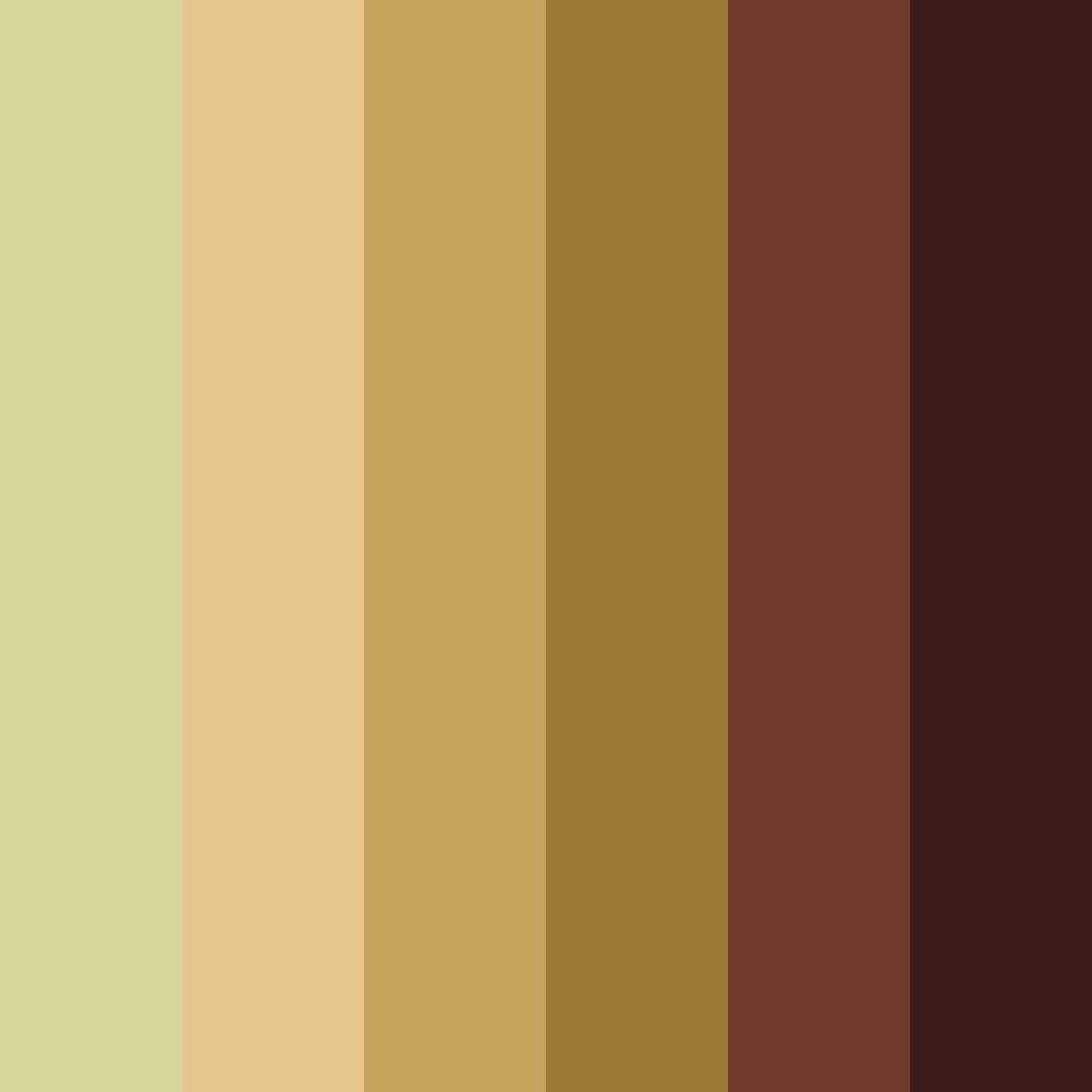 Download autumnal harvest color palette PNG image (square)