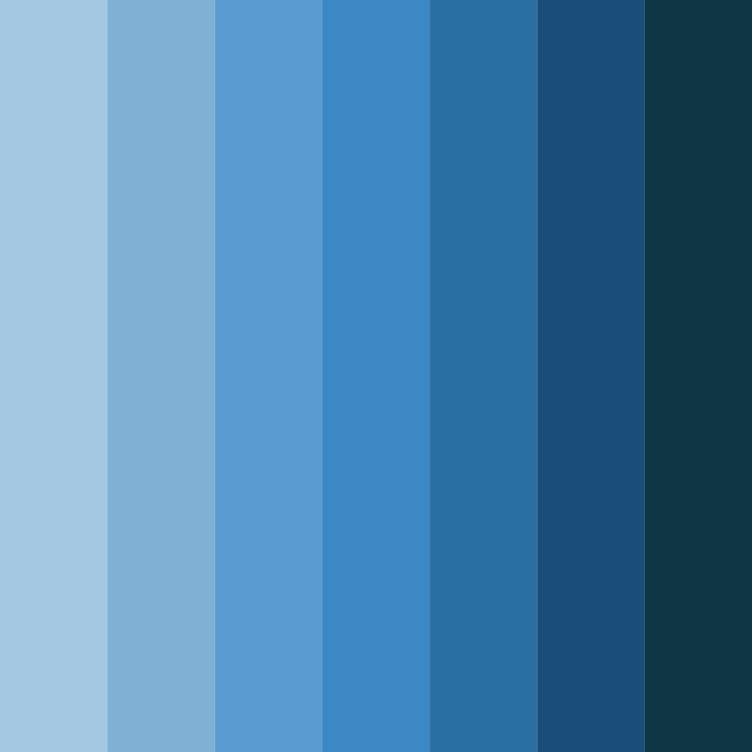 Download tidal tranquility color palette PNG image (square)