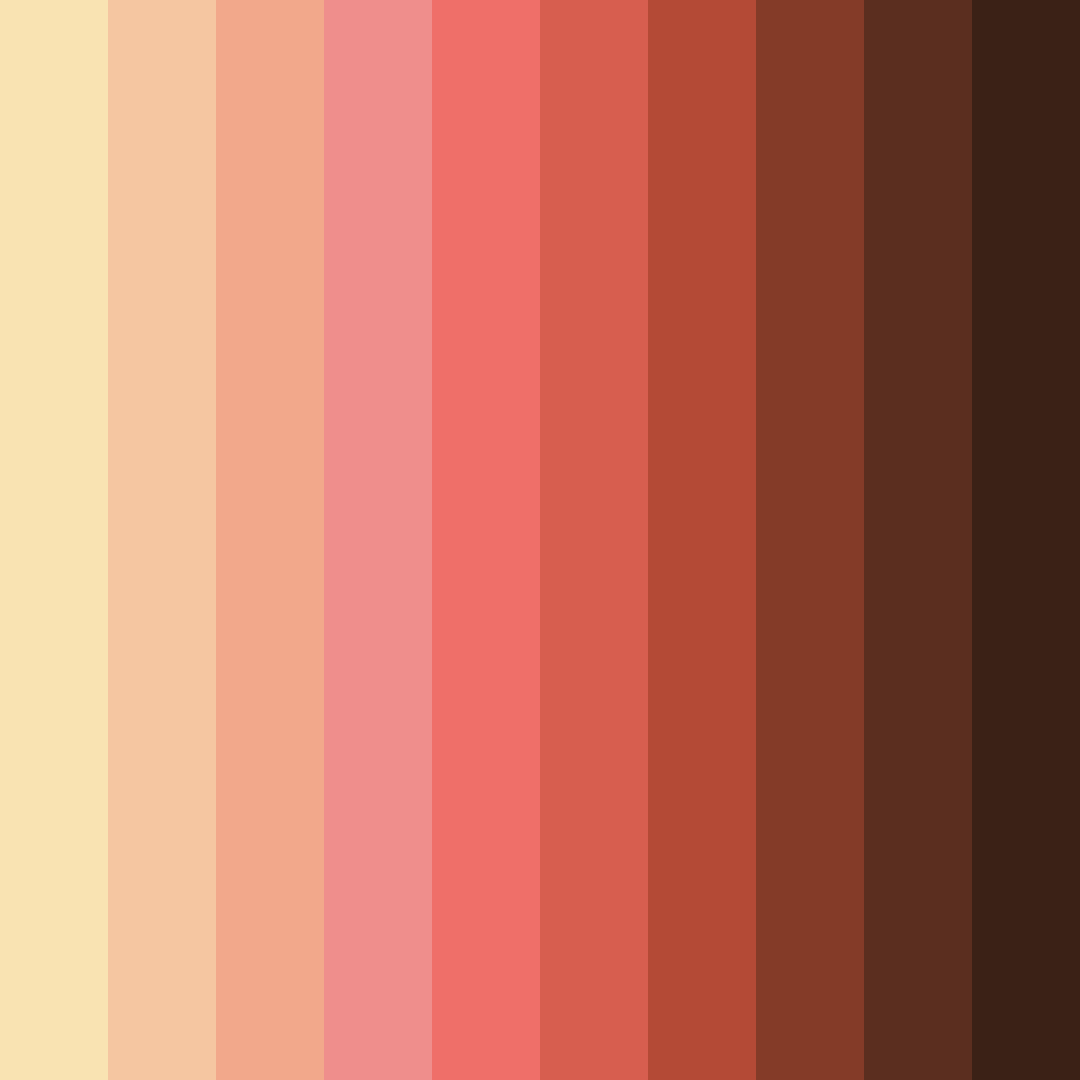 Download sunset embrace color palette PNG image (square)