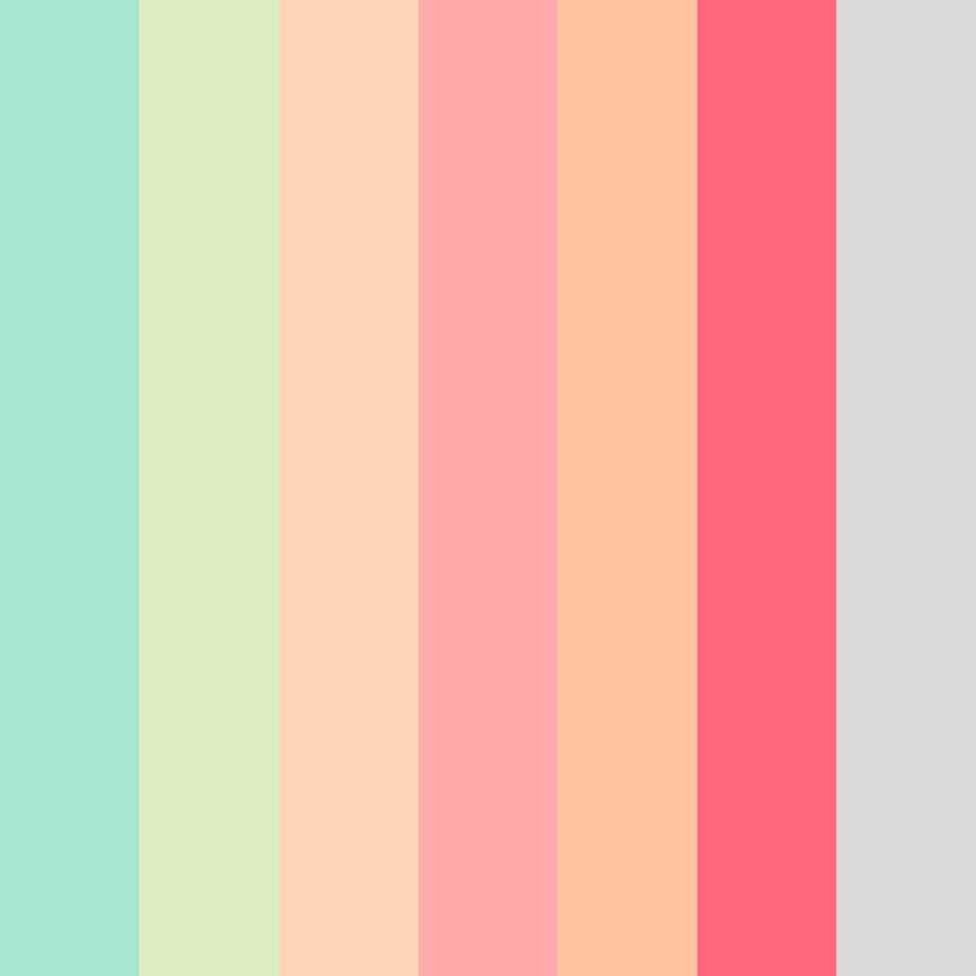 Download neon grove bliss color palette PNG image (square)
