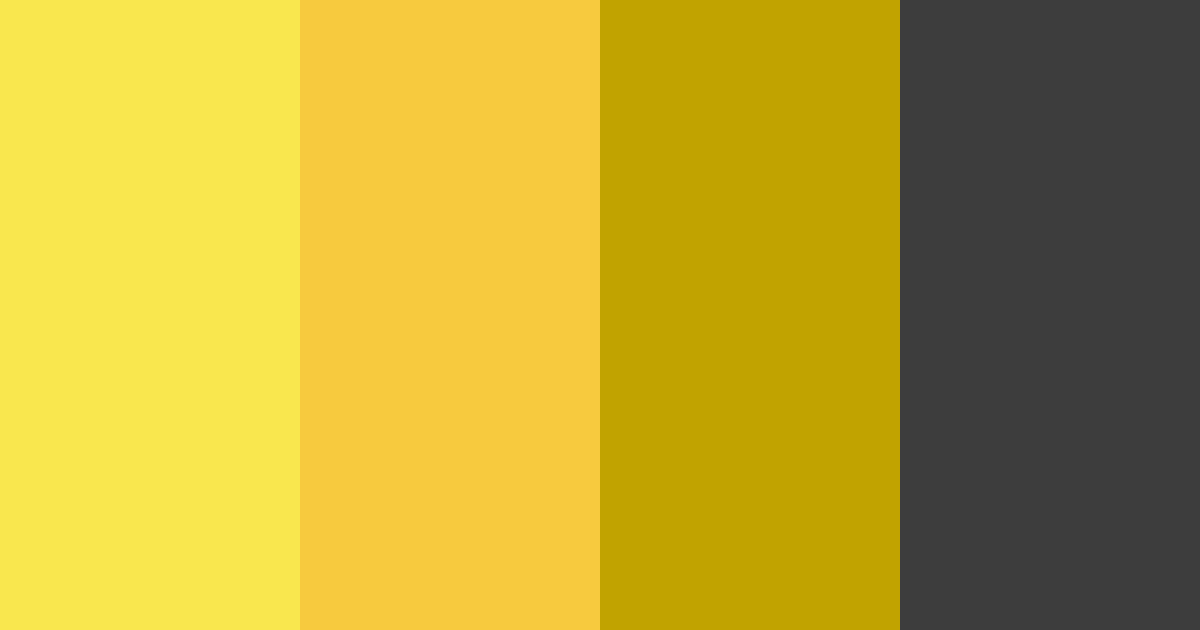 Download yellow and black fusion color palette PNG image (landscape)