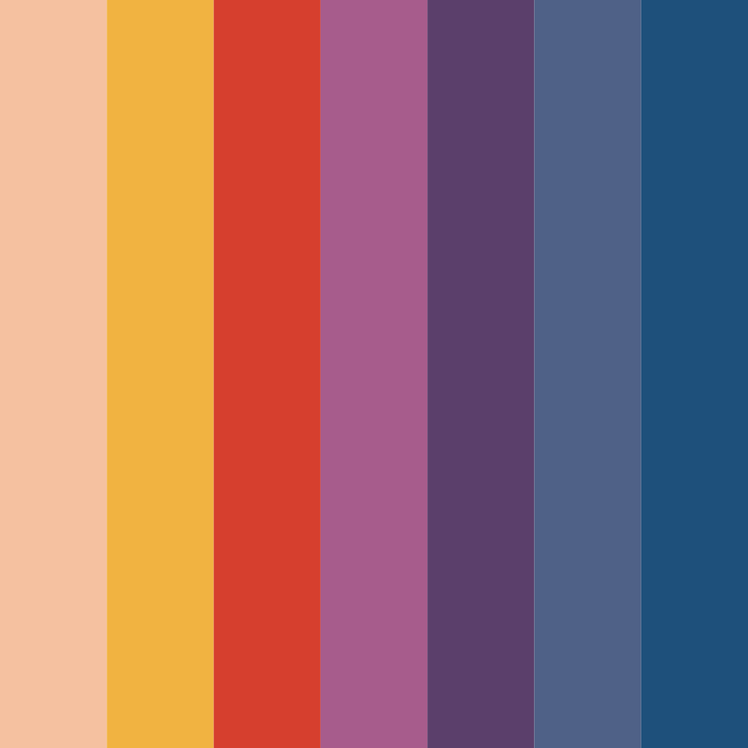 Download twilight embrace color palette PNG image (square)