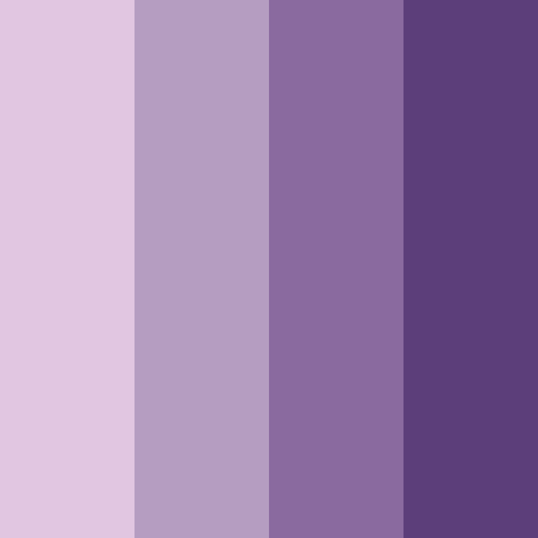 Download mystic amethyst dream color palette PNG image (square)